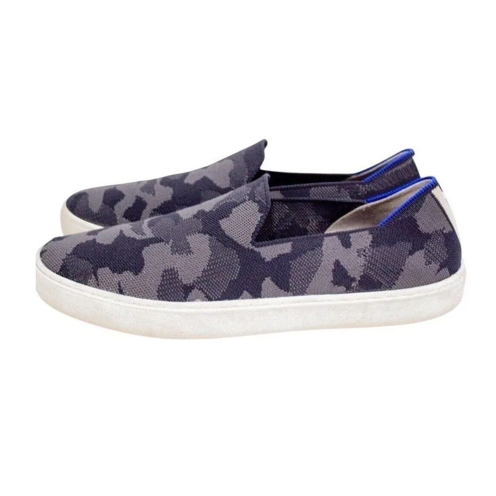 Rothy's The Original Slip On Sneaker Gray Camo